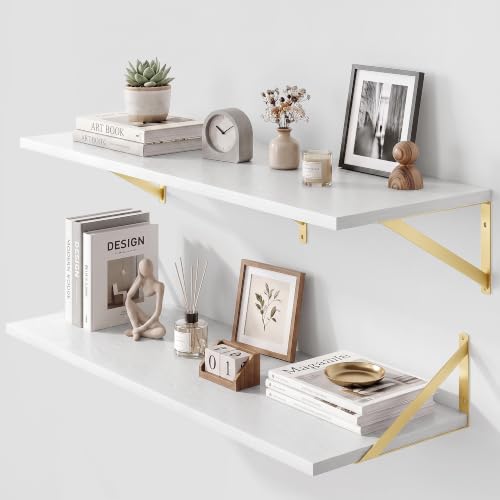 Wall Mounted Floating Shelves Set of 2 (2 Count)