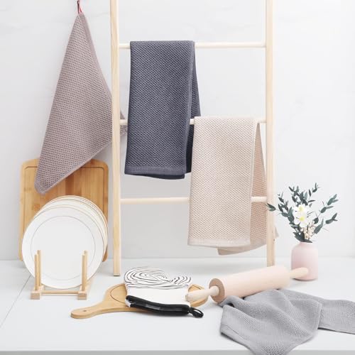 100% Cotton Waffle Weave Kitchen Dish Towels 24 (24 Count)