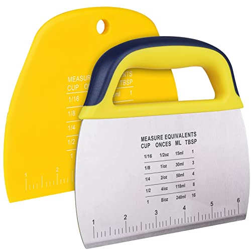 Dough Scraper Chopper 2 Pcs