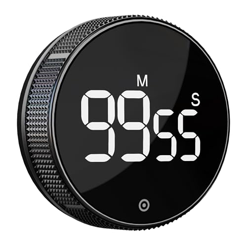 BlueSnail Kitchen Timer with LED Digital Display Smart Efficana for Home Classroom Gym Office