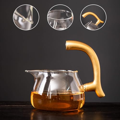 Glass Teapot with Infuser Semi Automatic Tea Set Kungfu Teapot