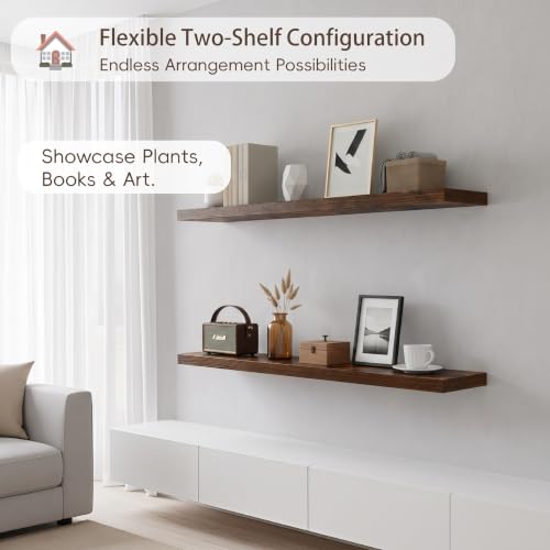 Floating Wall Shelves (2 Count)