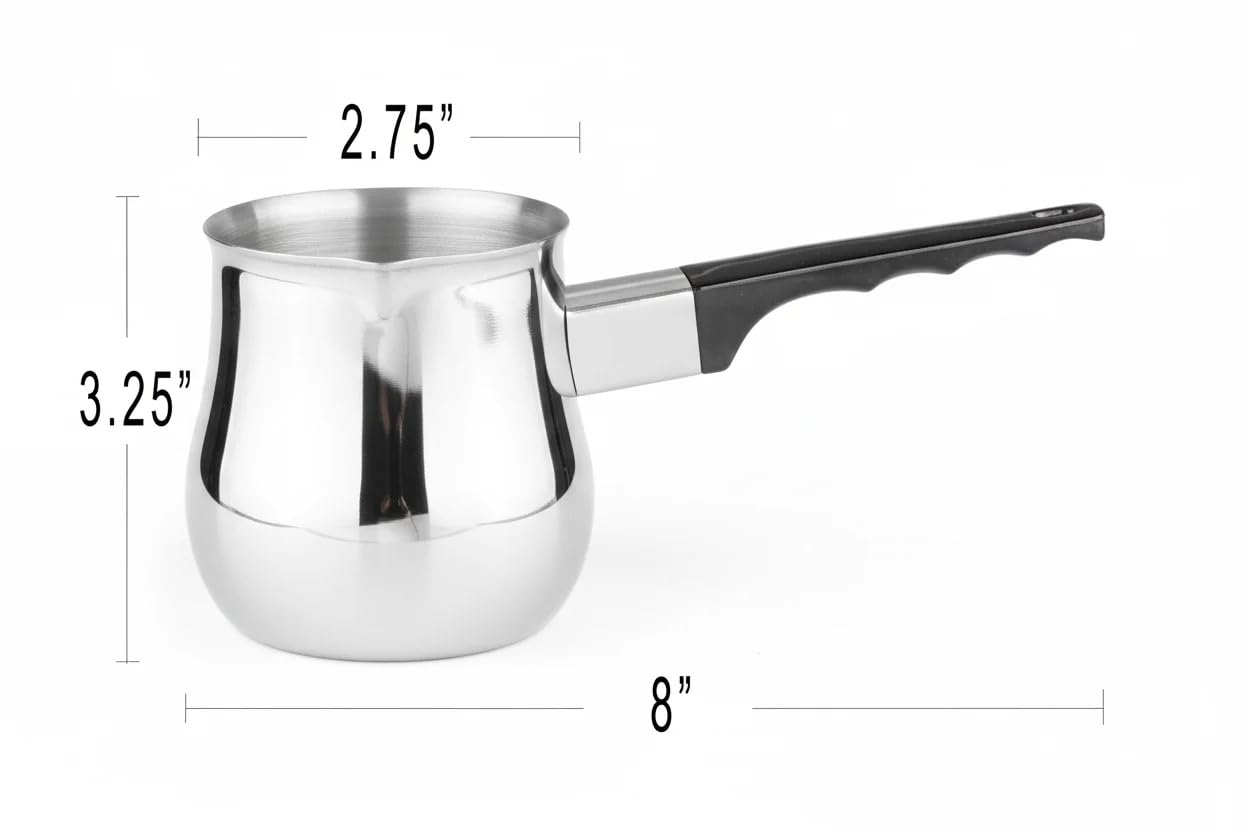 13 Ounce Turkish Cezve Coffee Pot