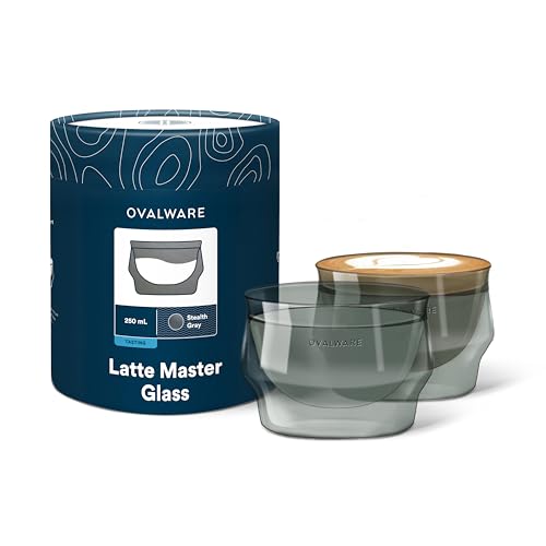Double Wall Latte Art Cups 8.5oz (2 Count)