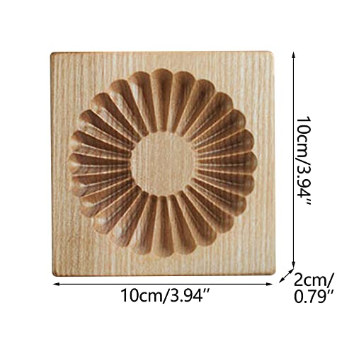 Wooden Cookie Biscuit Mold