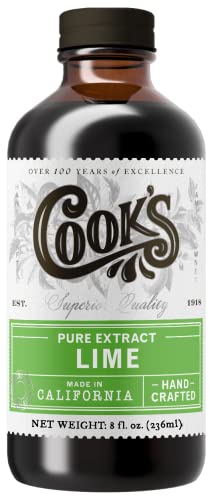 Pure Lime Extract for Baking & Cooking (8 Fl Oz)