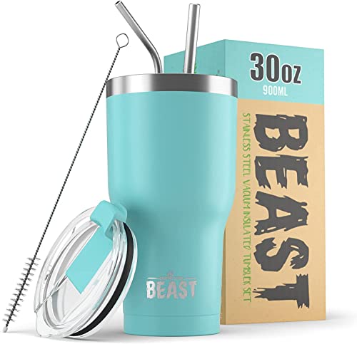 Beast 30 oz Tumbler Stainless Steel Vacuum Insulated Coffee Ice Cup Double Wall Travel Flask
