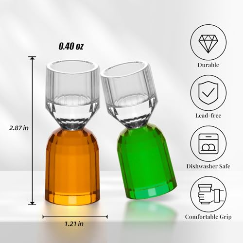 Crystal Shot Glasses Set of 2 (2 Count)