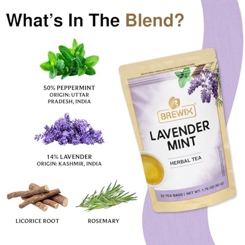 Lavender Mint Evening Blend Herbal Tea (25 Count)