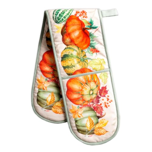 Double Oven Mitts 100% Cotton Double Oven Glove