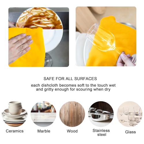 Microfiber Kitchen Dish Towels for Washing Dishes 8 Pack