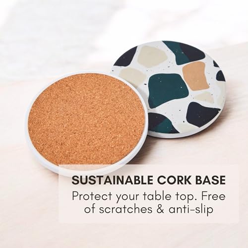 Terrazzo Coasters Set of 6 (6 Count)