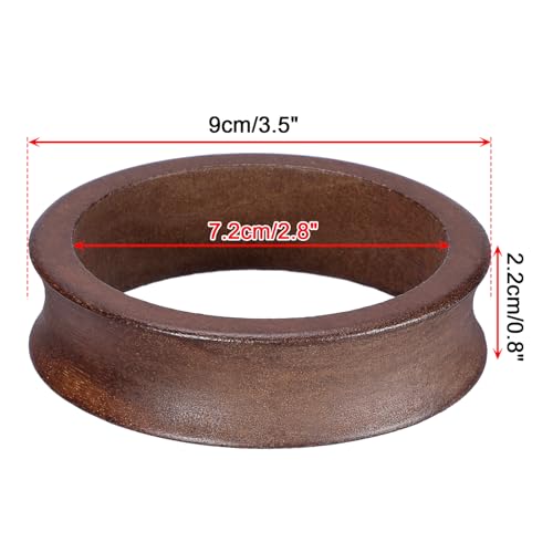 Pack of 3 Wooden Sphere Holder Display Stand for Crystal Sport Ball