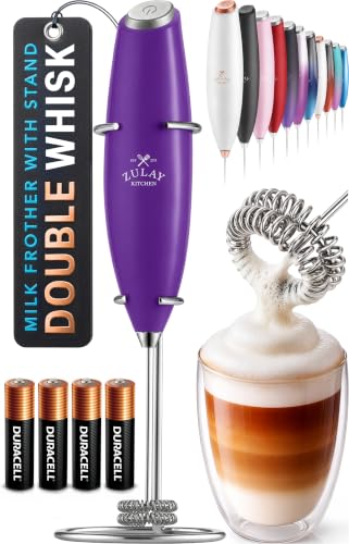 Powerful Milk Frother Wand With Duracell Batteries