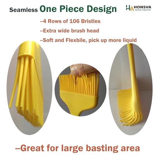 Widened Silicone Pastry Basting Brush 2 Pcs (2 Count)