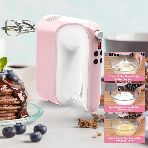 9 Speed Digital Hand Mixer Electric