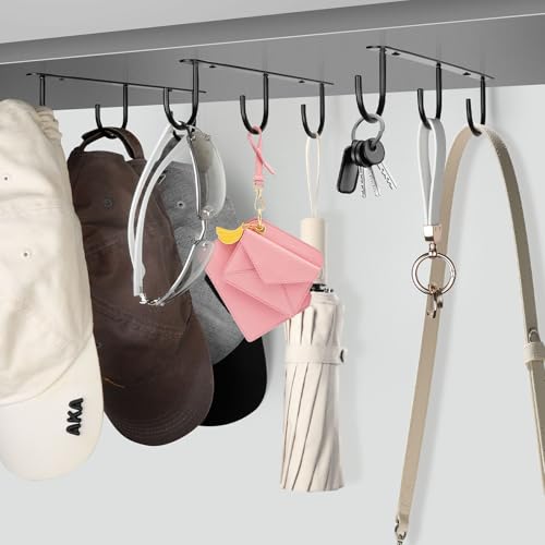 3pcs Under Cabinet Mug Hooks