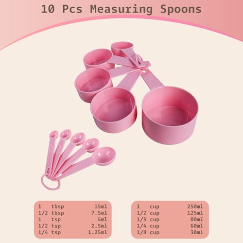 10pcs Measuring Cups and Spoons Set
