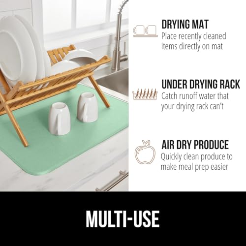 Ultra Absorbent Microfiber Dish Drying Mat