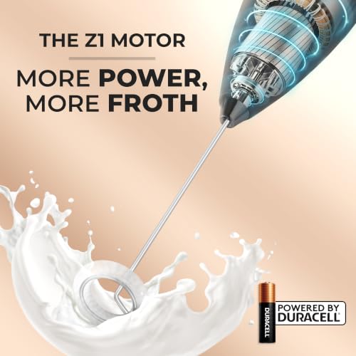 Zulay Powerful Milk Frother for Coffee with Upgraded Titanium Motor