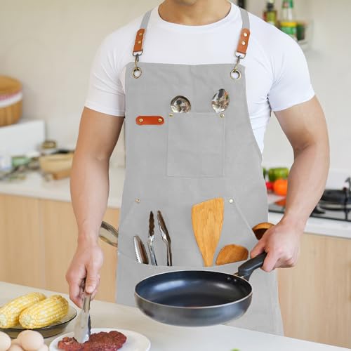 Canvas Aprons for Men Chef Apron