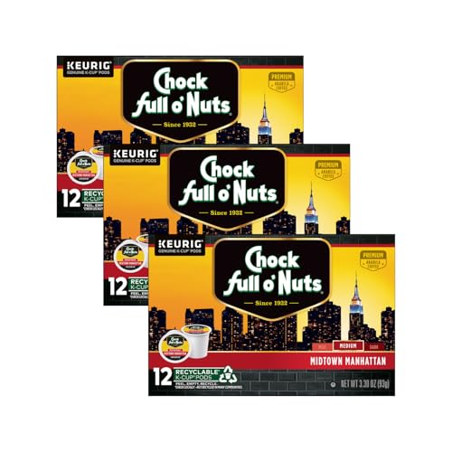 Chock Full o'Nuts Midtown Manhattan Coffee (36 Count)