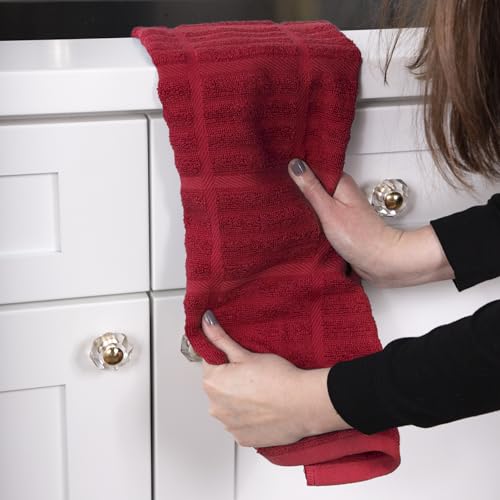 Solid & Coordinate Kitchen Towels (4 Count)