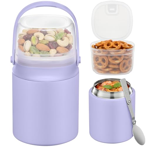20oz Soup Thermo for Hot Food with a Snack Box Container