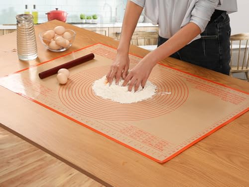 Silicone Pastry Mat 36x24 Inch Nonstick Baking Mat