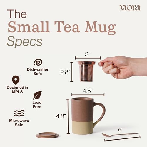 Mora Ceramics Tea Cup with Loose Leaf Infuser