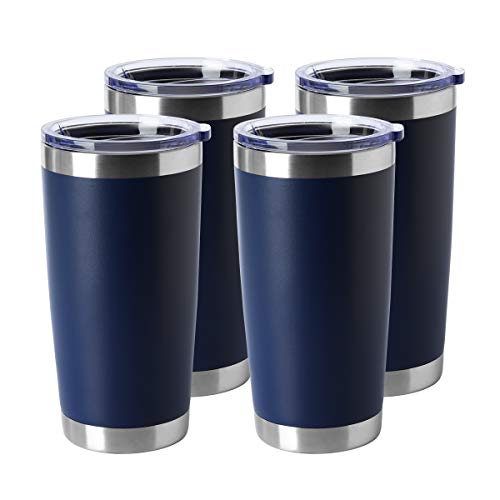 20oz Stainless Steel Tumblers Bulk (4 Count)