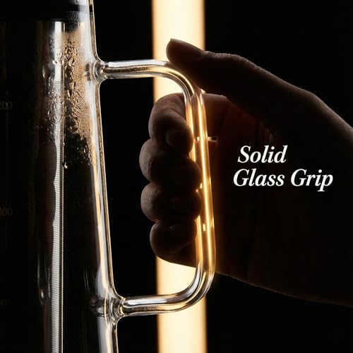 Sleek 1.0L 34oz Glass Cold Brew Coffee Maker Pitcher