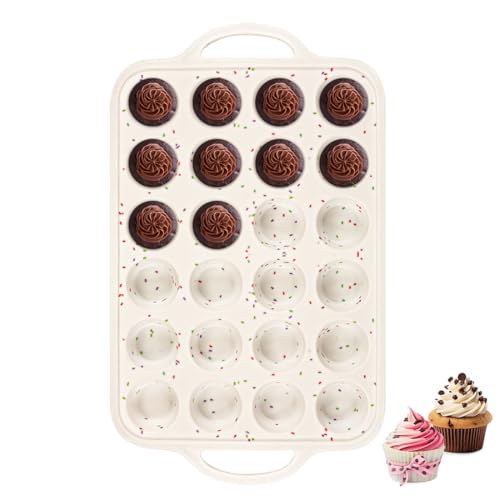 Silicone Mini Muffin Pan With Metal Reinforced Frame