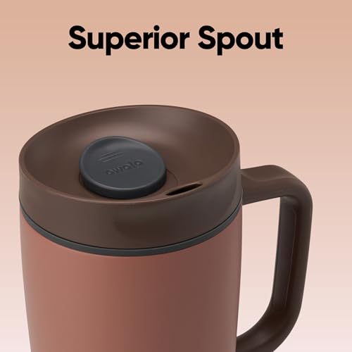 SmoothSip Slider Stainless Steel Insulated Travel Mug with Handle