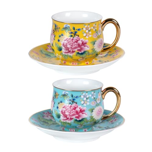Tea Cup and Saucer (2 Count)