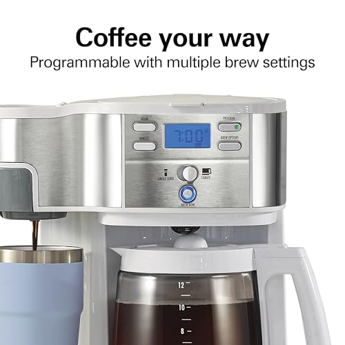 2 Way Programmable Coffee Maker & Single Serve Coffee Maker