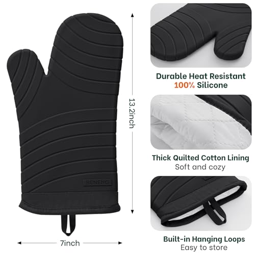 BPA Free Silicone Oven Mitt 2 (2 Count)
