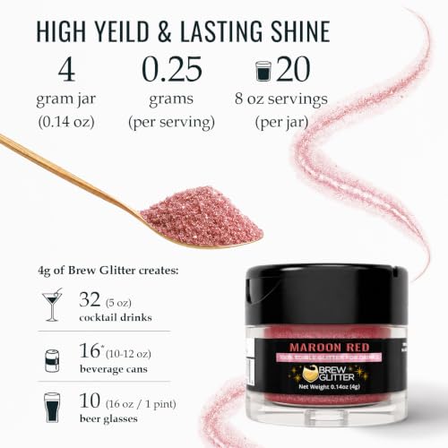 Brew Glitter Edible Glitter for Drinks