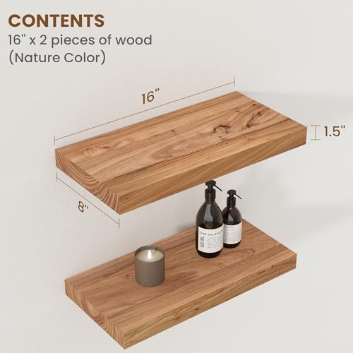 Floating Shelves for Wall Decor (2 Count)