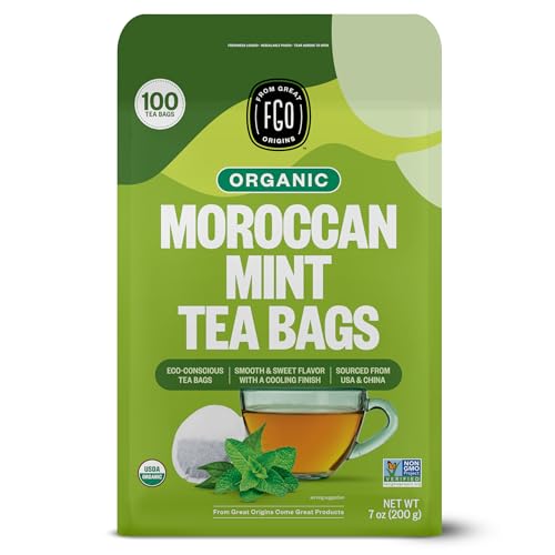 Organic Moroccan Mint Green Tea (100 Count)