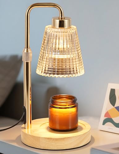 Modern Candle Warmer Lamp with 24h Cycle Timer