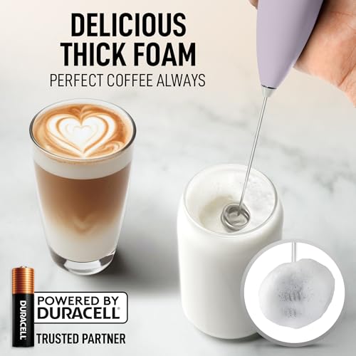 Powerful Milk Frother Wand With Duracell Batteries