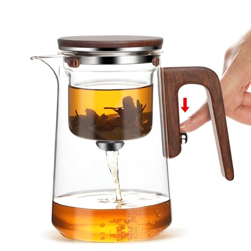 800ml Enchanted Glass Teapot with Strainer
