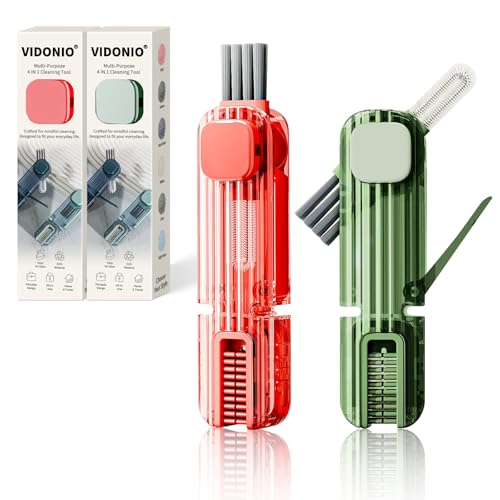 2Pcs 4 in 1 Cup Lid Gap Cleaning Brush Set (2 Count)