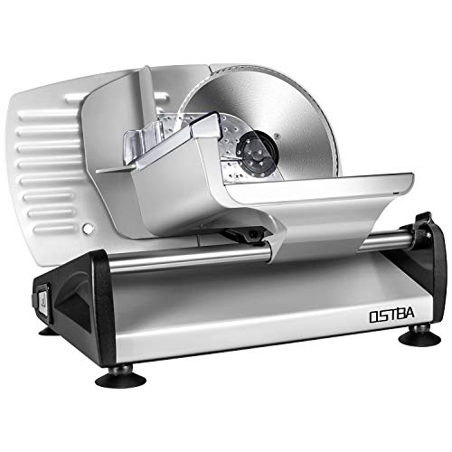 Electric Meat Slicer with 7.5” Stainless Steel Blades