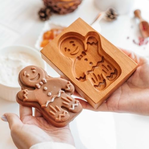 Wooden Springerle Cookie Molds for Baking