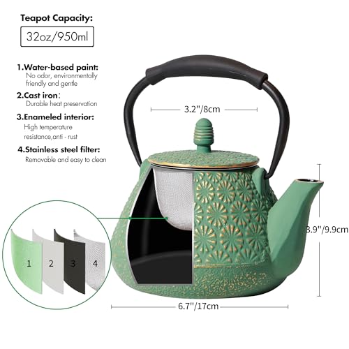 Cast Iron Teapot