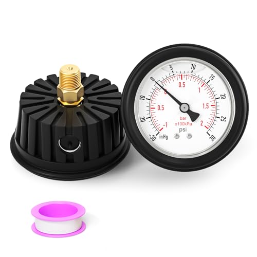 30 30PSI Stainless Steel Liquid Filled Pressure Gauge