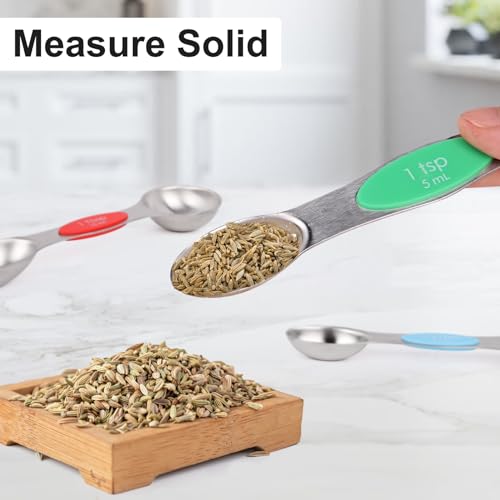 Magnetic Measuring Spoons Set (7 Count)