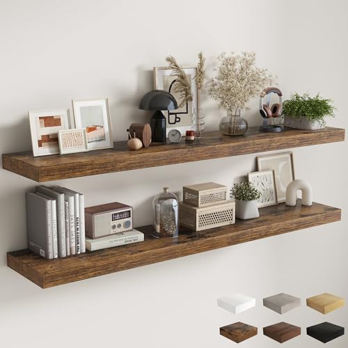 72 Inch Floating Shelves (2 Count)